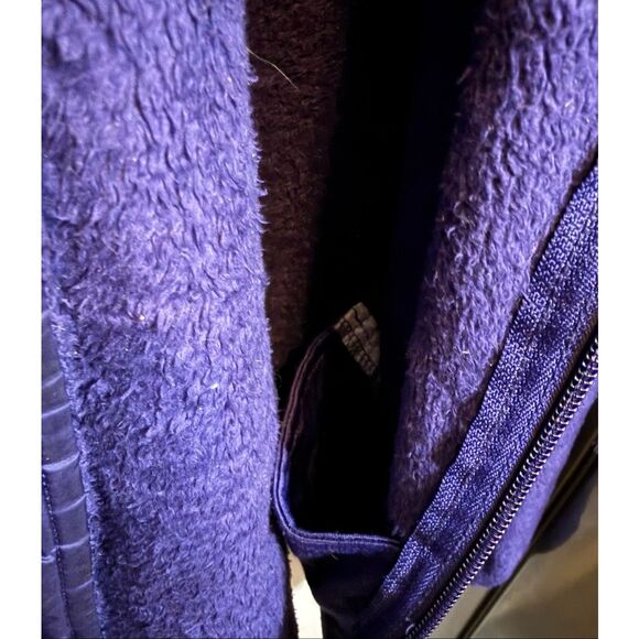 The North Face Women's Full Zip Teddy Fleece Osito Jacket Purple Medium - Picture 2 of 8